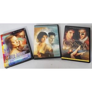 Rom Com Collection Casanova, Ever After, and the Lake House set of 3 DVD's